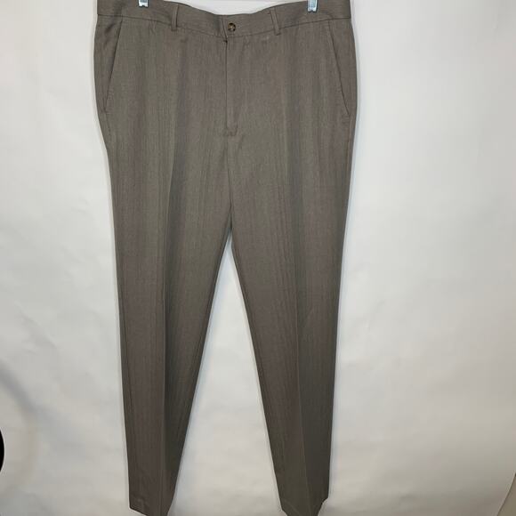 Perry Ellis Suit Pants Dress Pants Sz 36 x 34 Brown - Picture 2 of 7